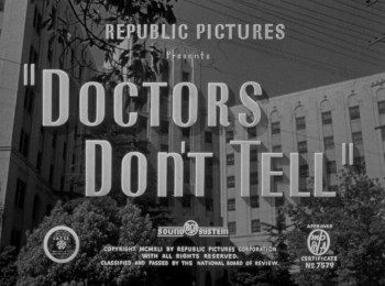 Doctors Don't Tell (1941) download