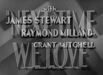 Next Time We Love (1936) download