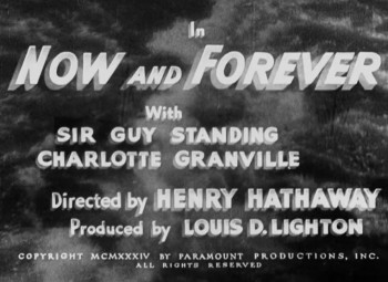 Now and Forever (1934) download