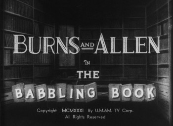 The Babbling Book (1932) download