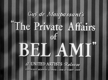 The Private Affairs of Bel Ami (1947) download